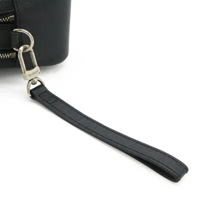 Pre-owned Louis Vuitton Ardoise Taiga Leather Clutch Bag () In Gray