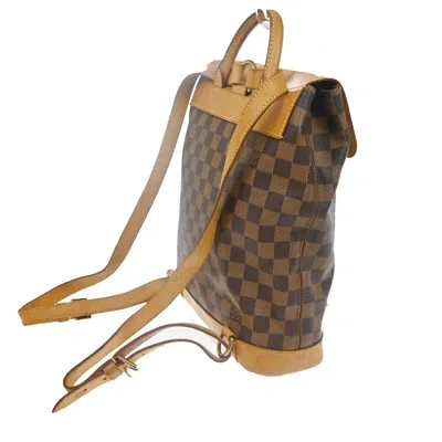 Pre-owned Louis Vuitton Arlequin Backpack Damier Brown Canvas Backpack Bag ()