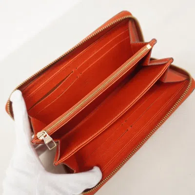 Pre-owned Louis Vuitton Auriane Long Wallet (bi-fold) () In Gold