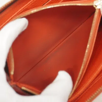 Pre-owned Louis Vuitton Auriane Long Wallet (bi-fold) () In Gold