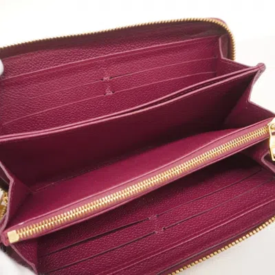 Pre-owned Louis Vuitton Aurore Long Wallet (bi-fold) () In Yellow