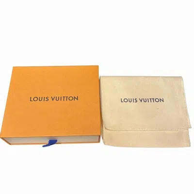 Pre-owned Louis Vuitton Beige Black Pink Leather Wallet (bi-fold) () In Multi