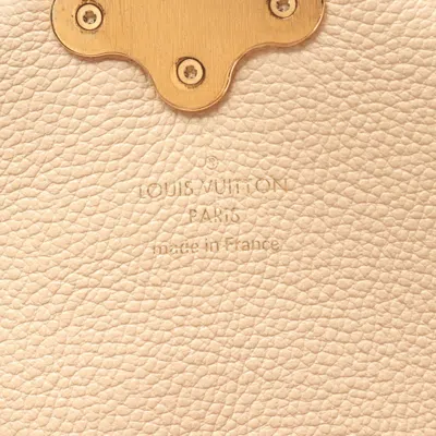 Pre-owned Louis Vuitton Beige Brown Cream Coated Canvas Leather Backpack ()