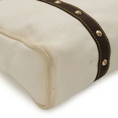 Pre-owned Louis Vuitton Beige Brown Canvas Shoulder Bag Tote Bag () In Multi