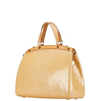 Pre-owned Louis Vuitton Beige Monogram Rose Angelique Patent Leather Handbag Shoulder Bag ()