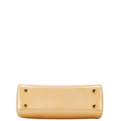Pre-owned Louis Vuitton Beige Monogram Rose Angelique Patent Leather Handbag Shoulder Bag ()
