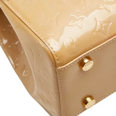 Pre-owned Louis Vuitton Beige Monogram Rose Angelique Patent Leather Handbag Shoulder Bag ()