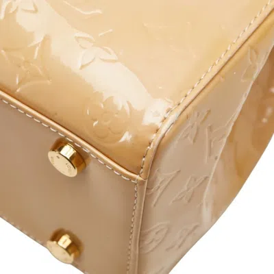 Pre-owned Louis Vuitton Beige Monogram Rose Angelique Patent Leather Handbag Shoulder Bag ()