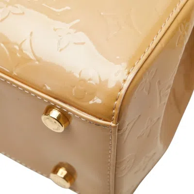 Pre-owned Louis Vuitton Beige Monogram Rose Angelique Patent Leather Handbag Shoulder Bag ()