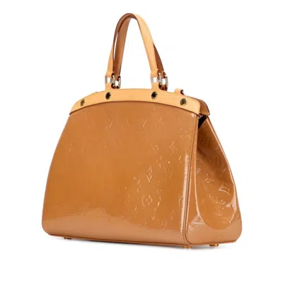 Pre-owned Louis Vuitton Beige Monogram Rose Velours Patent Leather Handbag Shoulder Bag ()