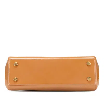 Pre-owned Louis Vuitton Beige Monogram Rose Velours Patent Leather Handbag Shoulder Bag ()