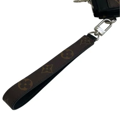 Pre-owned Louis Vuitton Black Brown Monogram Monogram Leather Long Wallet (bi-fold) () In Multi