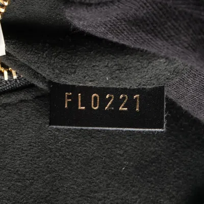 Pre-owned Louis Vuitton Black Gray Canvas Leather Tote Bag () In Multi