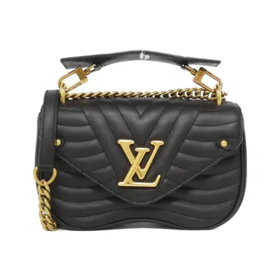Pre-owned Louis Vuitton Black Leather Shoulder Bag ()