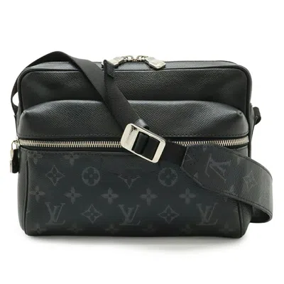 Pre-owned Louis Vuitton Black Monogram Eclipse Noir Taigarama Monogram Eclipse Shoulder Bag ()