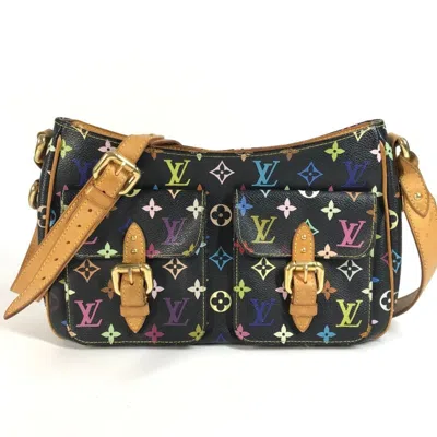 Pre-owned Louis Vuitton Black Monogram Multi-color Noir Monogram Multicolore Shoulder Bag ()