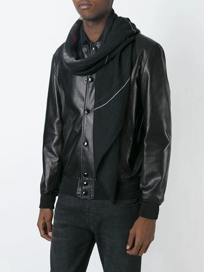 Shop Givenchy Monkey Brothers Scarf In Black