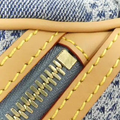Pre-owned Louis Vuitton Blue Cotton Canvas Shoulder Bag ()