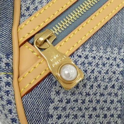 Pre-owned Louis Vuitton Blue Cotton Canvas Shoulder Bag ()