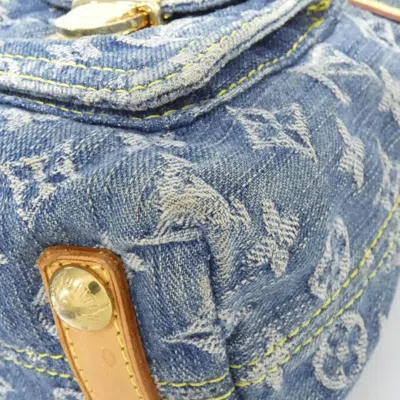 Pre-owned Louis Vuitton Blue Denim Shoulder Bag ()