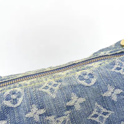 Pre-owned Louis Vuitton Blue Denim Shoulder Bag ()