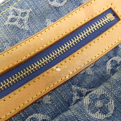 Pre-owned Louis Vuitton Blue Denim Shoulder Bag ()