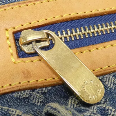 Pre-owned Louis Vuitton Blue Denim Shoulder Bag ()