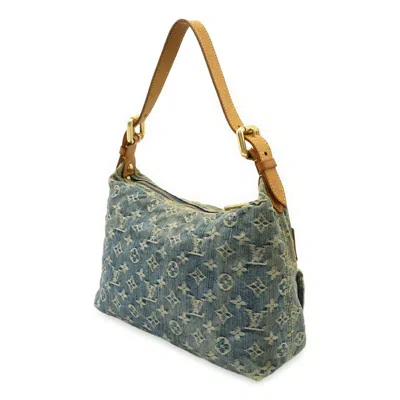 Pre-owned Louis Vuitton Blue Monogram Denim Shoulder Bag ()