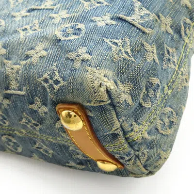 Pre-owned Louis Vuitton Blue Monogram Denim Shoulder Bag ()
