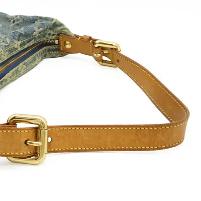 Pre-owned Louis Vuitton Blue Monogram Denim Shoulder Bag ()