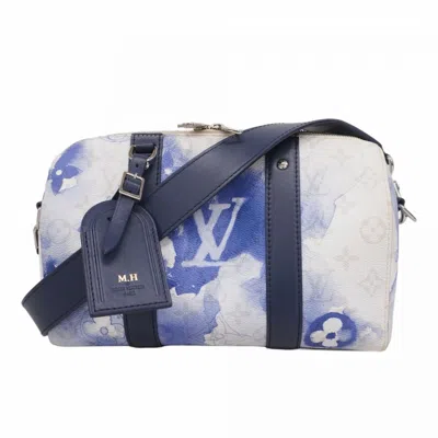 Pre-owned Louis Vuitton Blue Shoulder Bag ()