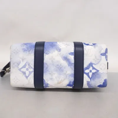 Pre-owned Louis Vuitton Blue Shoulder Bag ()