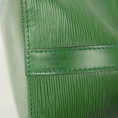 Pre-owned Louis Vuitton Borneo Green Shoulder Bag ()