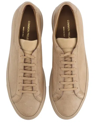 Common Projects "achilles Premium" Sneaker In Neutral