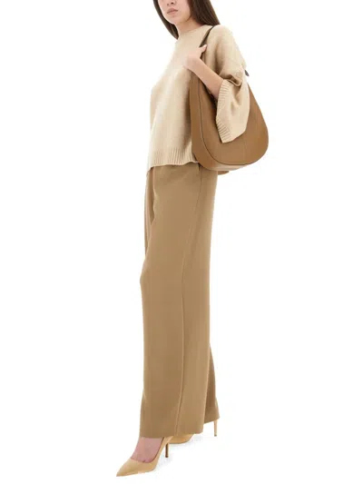 Max Mara Oversized Wool And Cashmere Sweater In Neutral