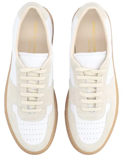 Common Projects Contemporary Low-top Sneakers Contrast Sole In White