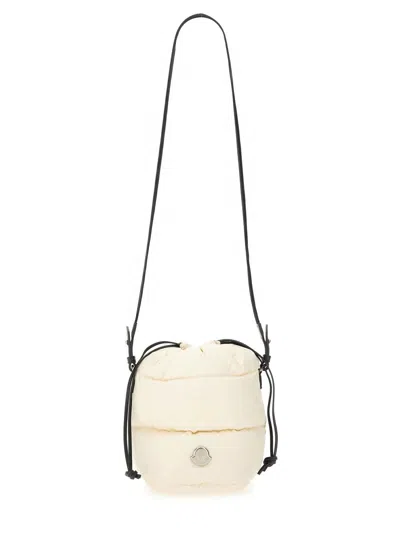 Moncler "caradoc" Bucket Bag In Neutral