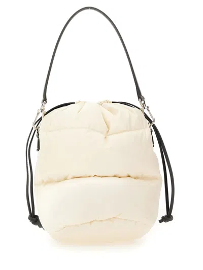 Moncler "caradoc" Bucket Bag In Neutral