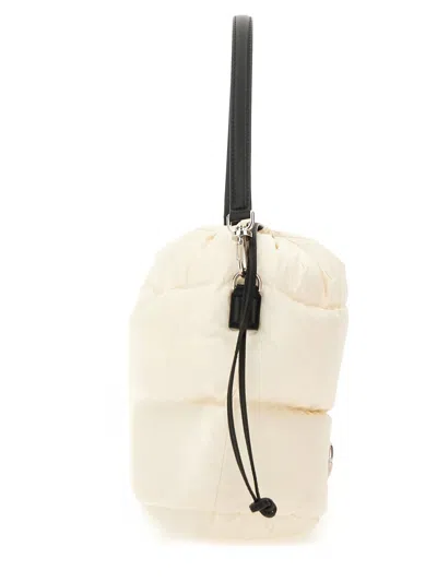 Moncler "caradoc" Bucket Bag In Neutral