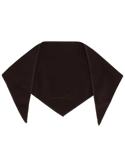 Jacquemus Cashmere Scarf In Black