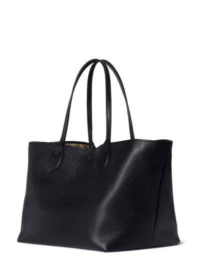 Gucci Borsa Shopping Reversibile In Pelle Nera  Donna In Black