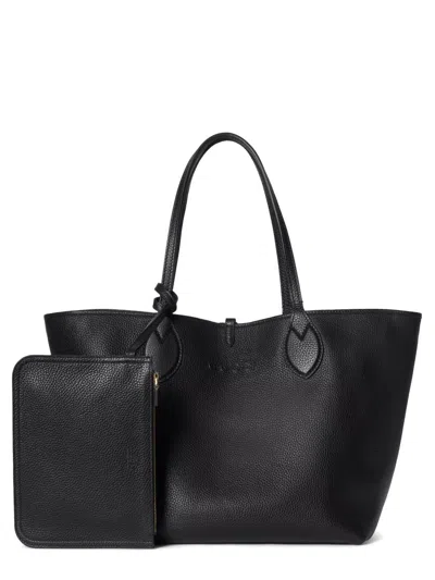 Gucci Borsa Shopping Reversibile In Pelle Nera  Donna In Black