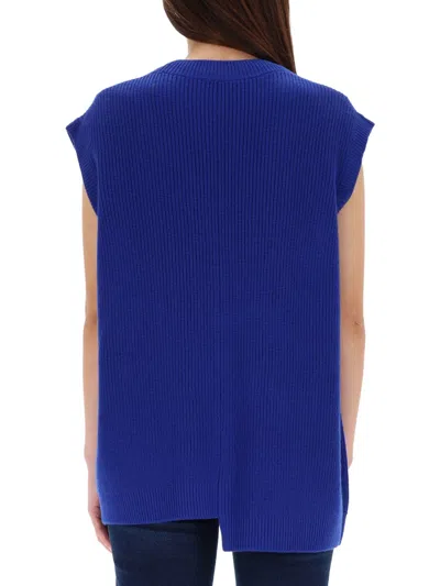 Zona20 Milano "ice" Vest In Blue
