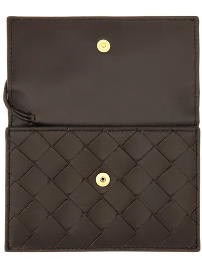 Bottega Veneta "let's Go" Card Holder With Zipper
