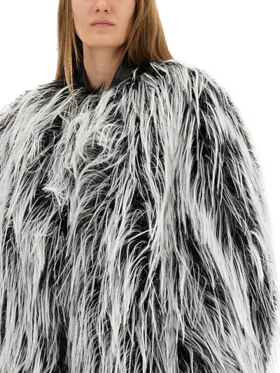 Sportmax "now1234" Ecofur Jacket In Multi