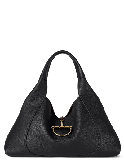 Gucci Maxi Shoulder Bag Softbit In Black