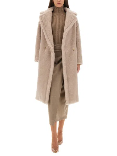 Max Mara Teddy Bear Coat In Neutral