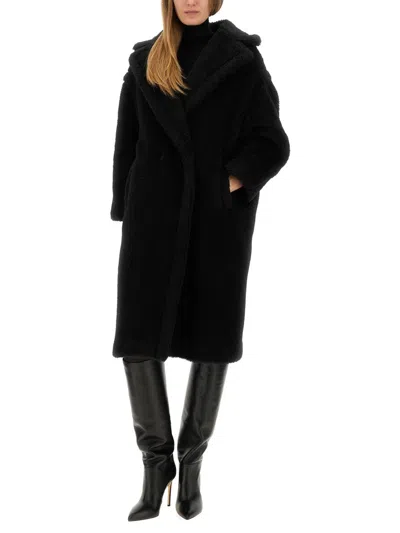 Max Mara "teddy Bear" Coat In Black