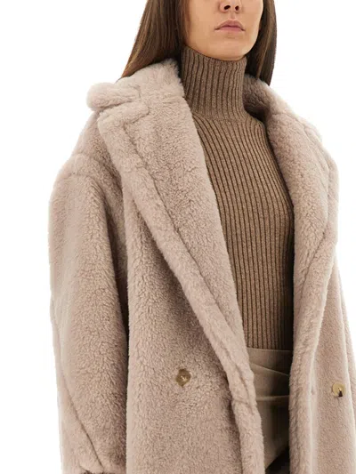 Max Mara Teddy Bear Coat In Neutral