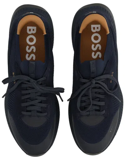 Hugo Boss Boss Sneakers Ttnm Evo_slon_knrsd In Black
